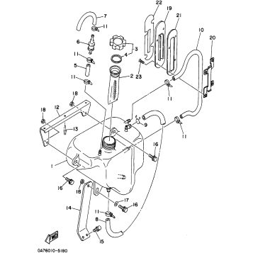 OIL TANK (FOR OIL INJECTION)
