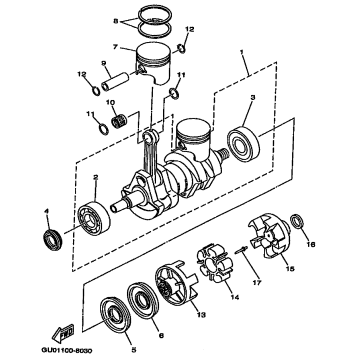 CRANKSHAFT PISTON