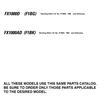 MODELS IN THIS CATALOG