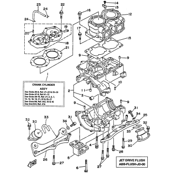 CYLINDER - CRANKCASE