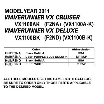 MODELS IN THIS CATALOG