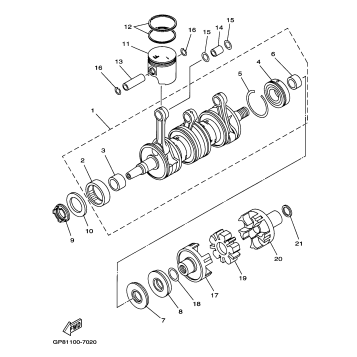 CRANKSHAFT PISTON