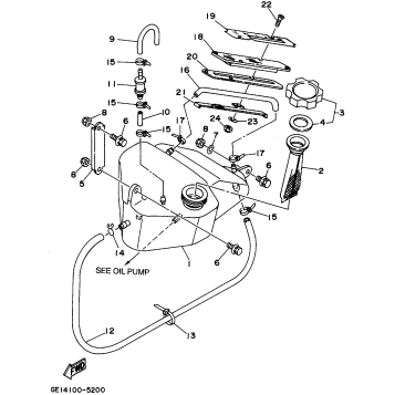 OIL TANK FOR OIL INJECTION