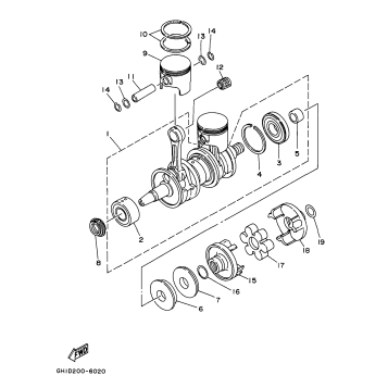 CRANKSHAFT PISTON