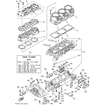 CYLINDER. CRANKCASE 1