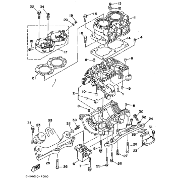 CYLINDER - CRANKCASE