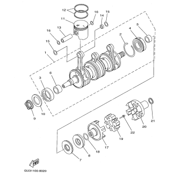 CRANKSHAFT PISTON