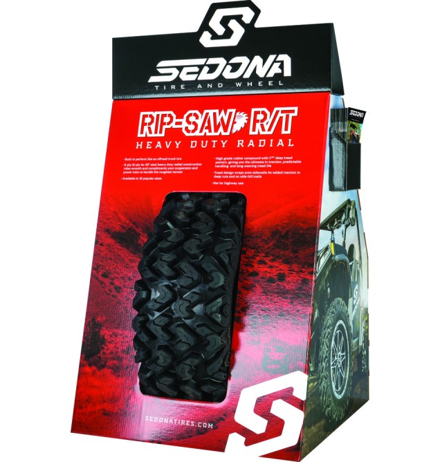 Rip Saw Tire Display Box