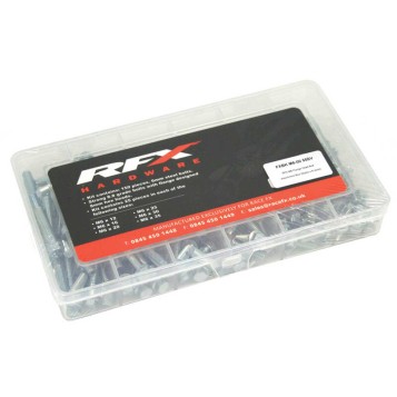 Race Series M6 Flange Head Bolt Assortment Box