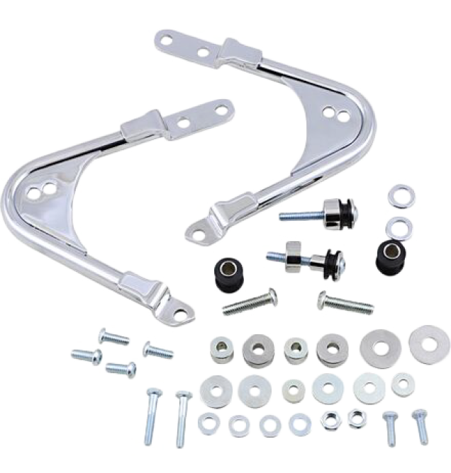 REAR DOCKING KIT CHROME FLH/FLT 97-08