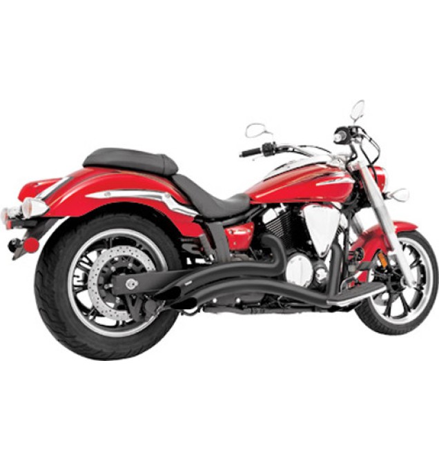 Exhaust Radius Blk Honda Vtx1800C/F