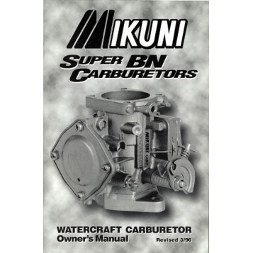 Owners Manual for Super BN Carburetors