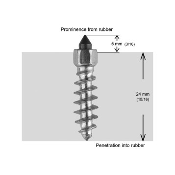 11MM STANDARD SCREW STUDS QTY 100