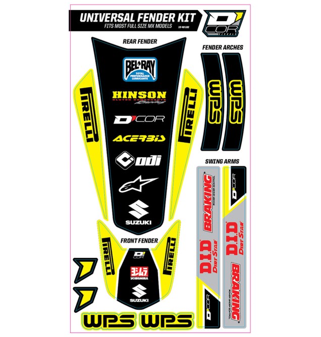 Universal Rear Fender Trim Kit