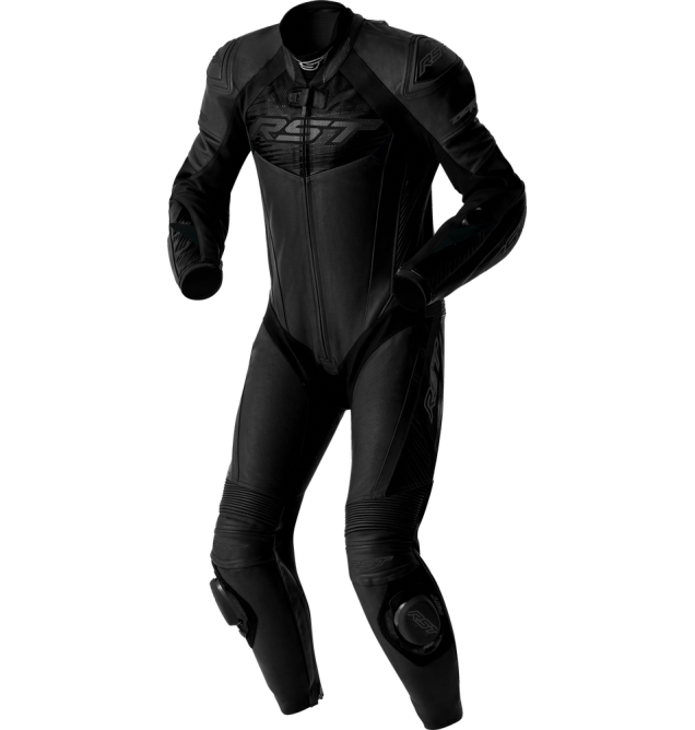 TRACTECH EVO D3O SUIT BLACK LEATHER 2X