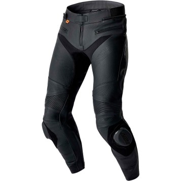 S1 D3O LEATHER PANTS BLACK 2XL