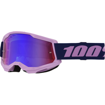 STRATA 2 GOGGLE PURPLE RED/BLUE MIRROR LENS