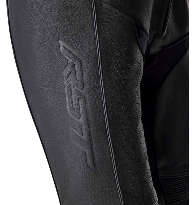 T2 D3O LEATHER PANTS BLACK MD