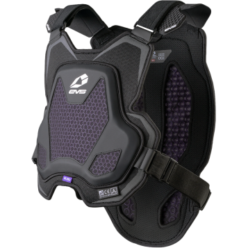 EVO CHEST PROTECTOR W/REZRO BLACK MD/LG