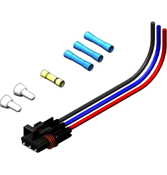 3-Pin Wire Harness Pigtail