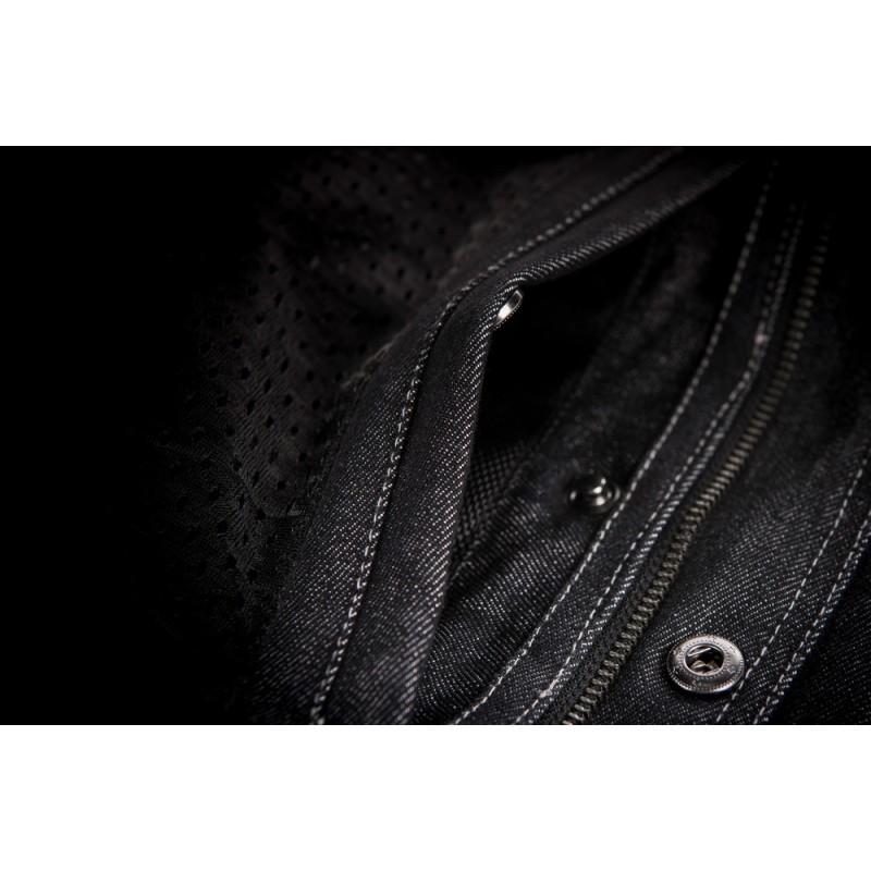 HIGHWAY 21 Iron Sights Club Collar Denim Vest HIGHWAY 21 Iron Sights Club Collar Denim Vest