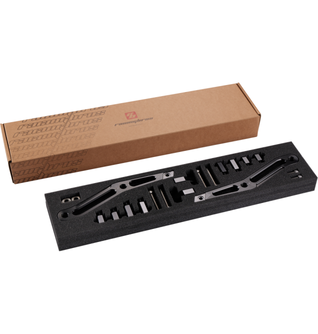 Remote reservoir mounting bracket kit