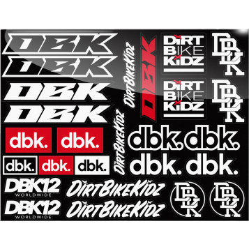 RACE PACK STICKER SHEET 8.5