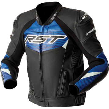 TRACTECH EVO 5 D3O JACKET BLK/BLUE LEATHER XL