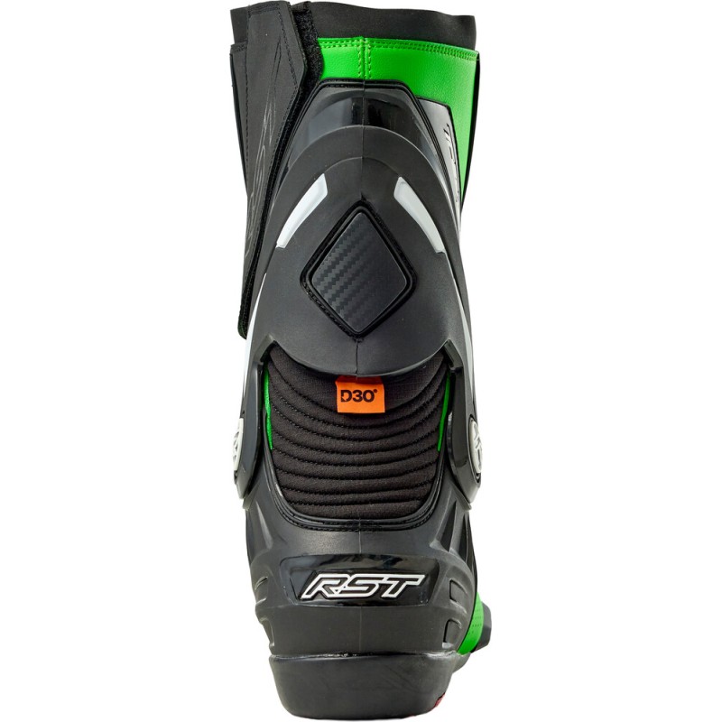 TRACTECH EVO D3O BOOT BLACK/FLO GREEN 8 TRACTECH EVO D3O BOOT BLACK/FLO GREEN 8