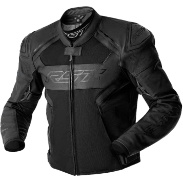S1 D3O MESH LEATHER JACKET BLACK 2X