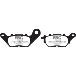 BRAKE PADS SFA705HH DOUBLE-H SINTERED