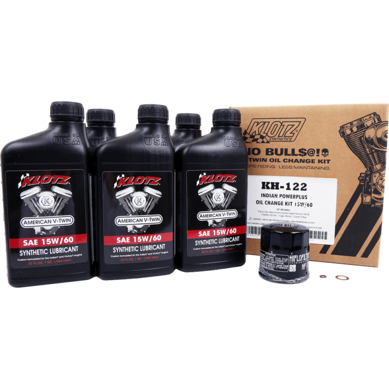 INDIAN POWERPLUS 5QT SYNTHETIC OIL CHANGE KIT INDIAN POWERPLUS 5QT SYNTHETIC OIL CHANGE KIT