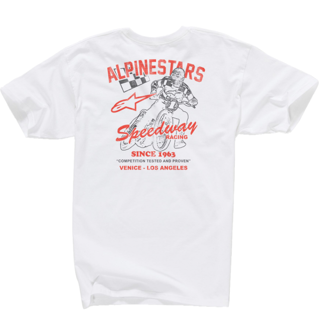 SPEEDWAY TEE WHITE XL