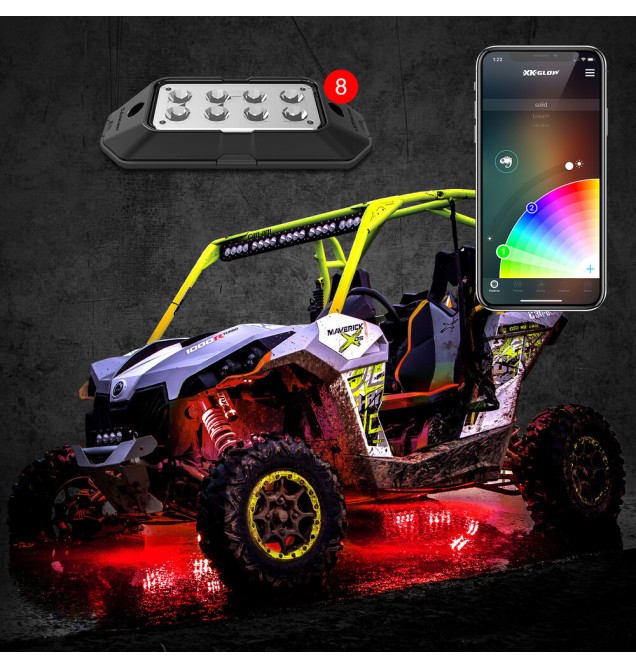 RGB LED Rock XKChrome Light Kit