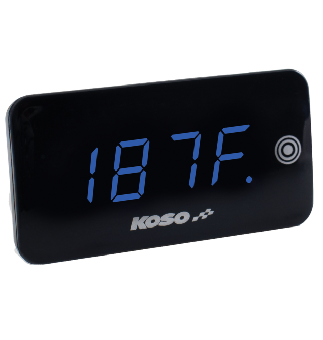 Super Slim Touch Screen Volt & Temp Gauge