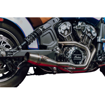 Indian Scout Shorty Cannon Exhaust