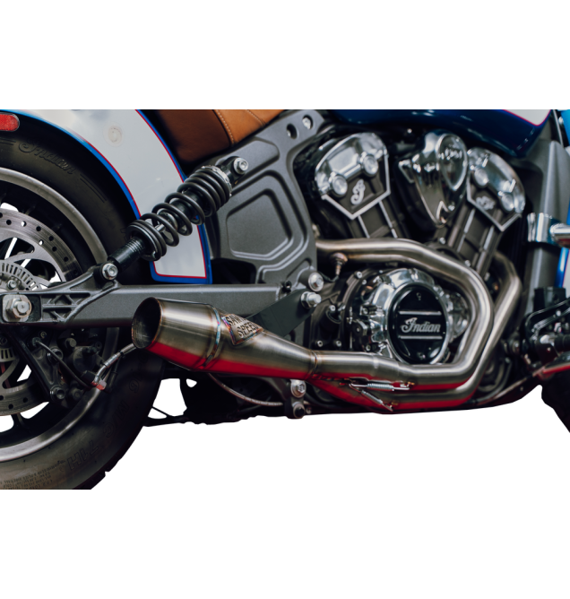 Indian Scout Shorty Cannon Exhaust