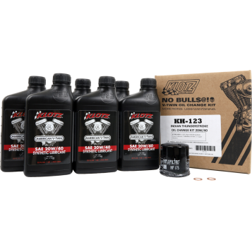 Indian® Motorcycle Thunderstoke Engine 15W-6 Synthetic Oil Change Kit