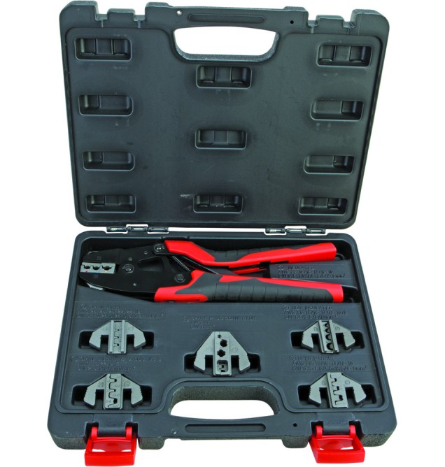 Ratcheting Terminal Crimper Set
