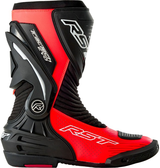 TRACTECH EVO D3O BOOT BLACK/FLO RED 11