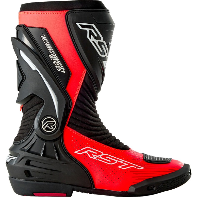 TRACTECH EVO D3O BOOT BLACK/FLO RED 8 TRACTECH EVO D3O BOOT BLACK/FLO RED 8
