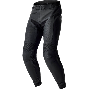T2 D3O SL LEATHER PANTS BLACK 2XL