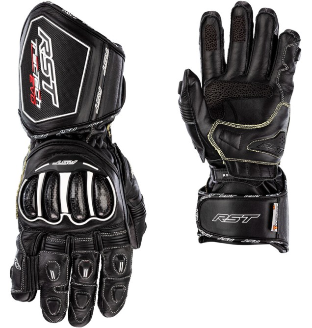 TRACTECH EVO 4 CE LADIES GLOVE BLACK LEATHER MD