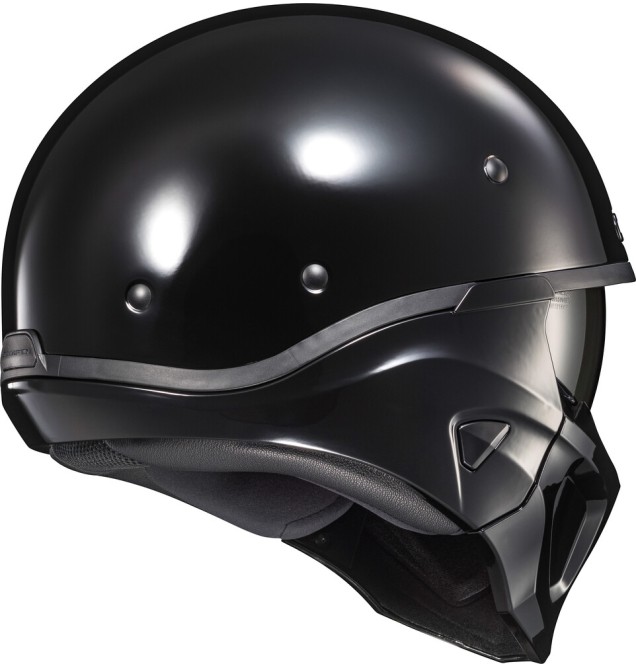 COVERT X OPEN-FACE HELMET GLOSS BLACK 2X