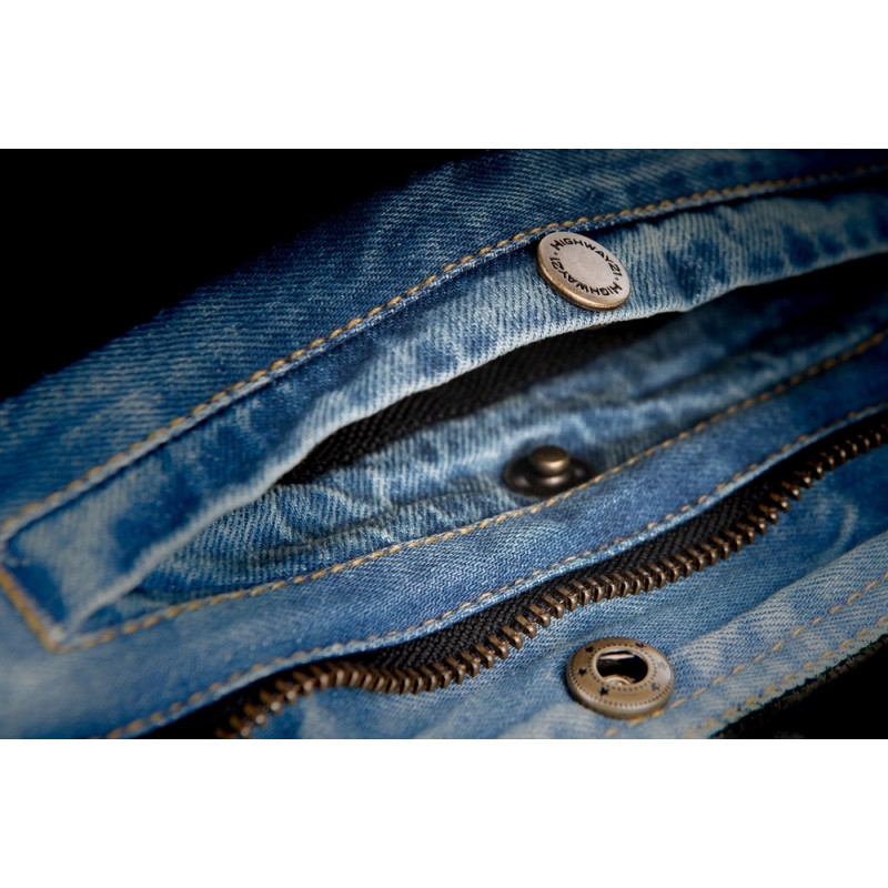 HIGHWAY 21 Iron Sights Club Collar Denim Vest HIGHWAY 21 Iron Sights Club Collar Denim Vest