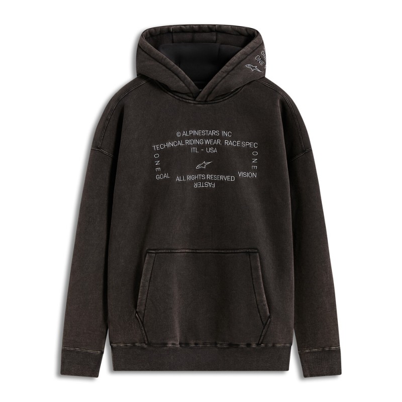 ALPINESTARS Infinite Washed Oversized Hoodie ALPINESTARS Infinite Washed Oversized Hoodie