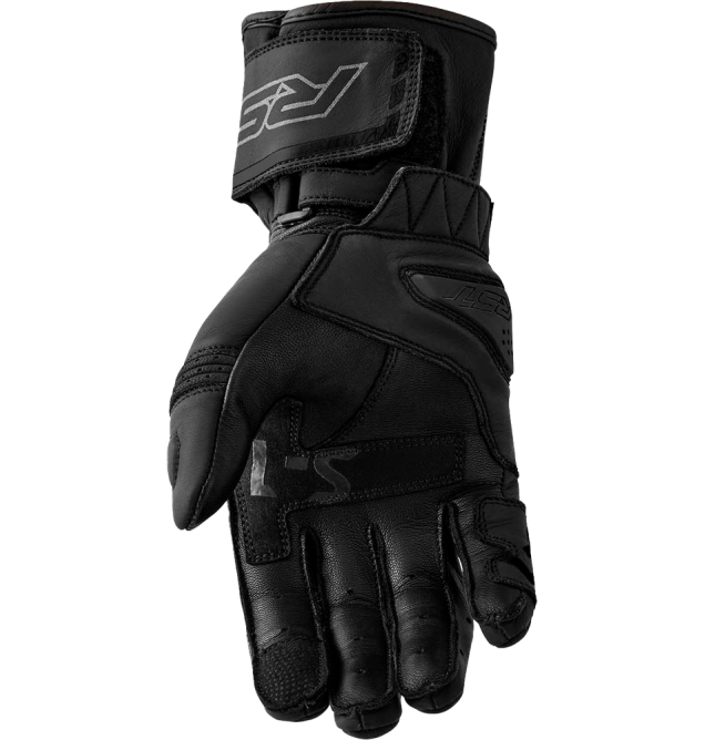 S1 D3O LADIES GLOVE BLACK LEATHER MD