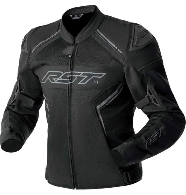 S1 D3O MESH LADIES JACKET BLACK TEXTILE XS