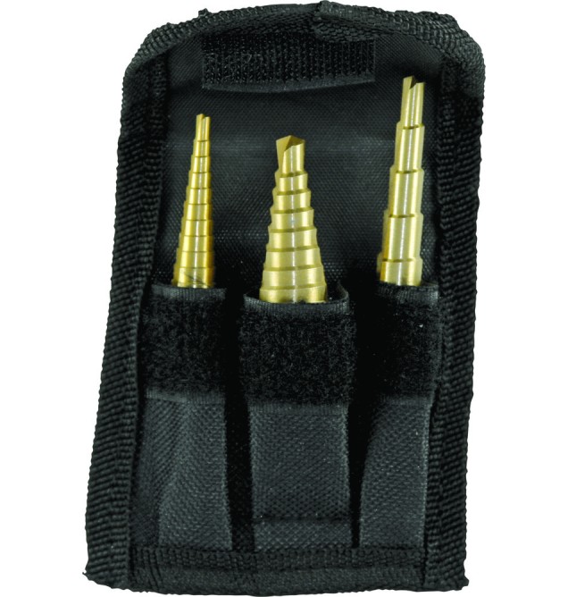 3 PC Step Drill Set