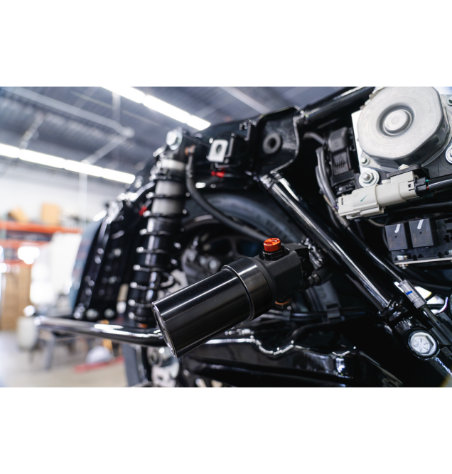 Shock reservoir mount